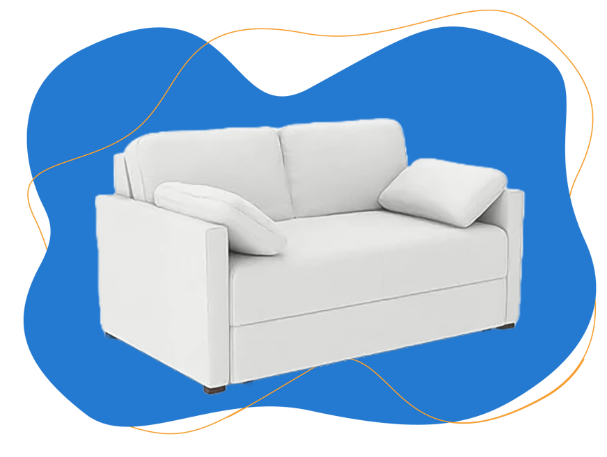 cocoon three-seater sofa closed